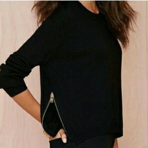 LF Sweaters - LF Millau oversized zipper sweater small
